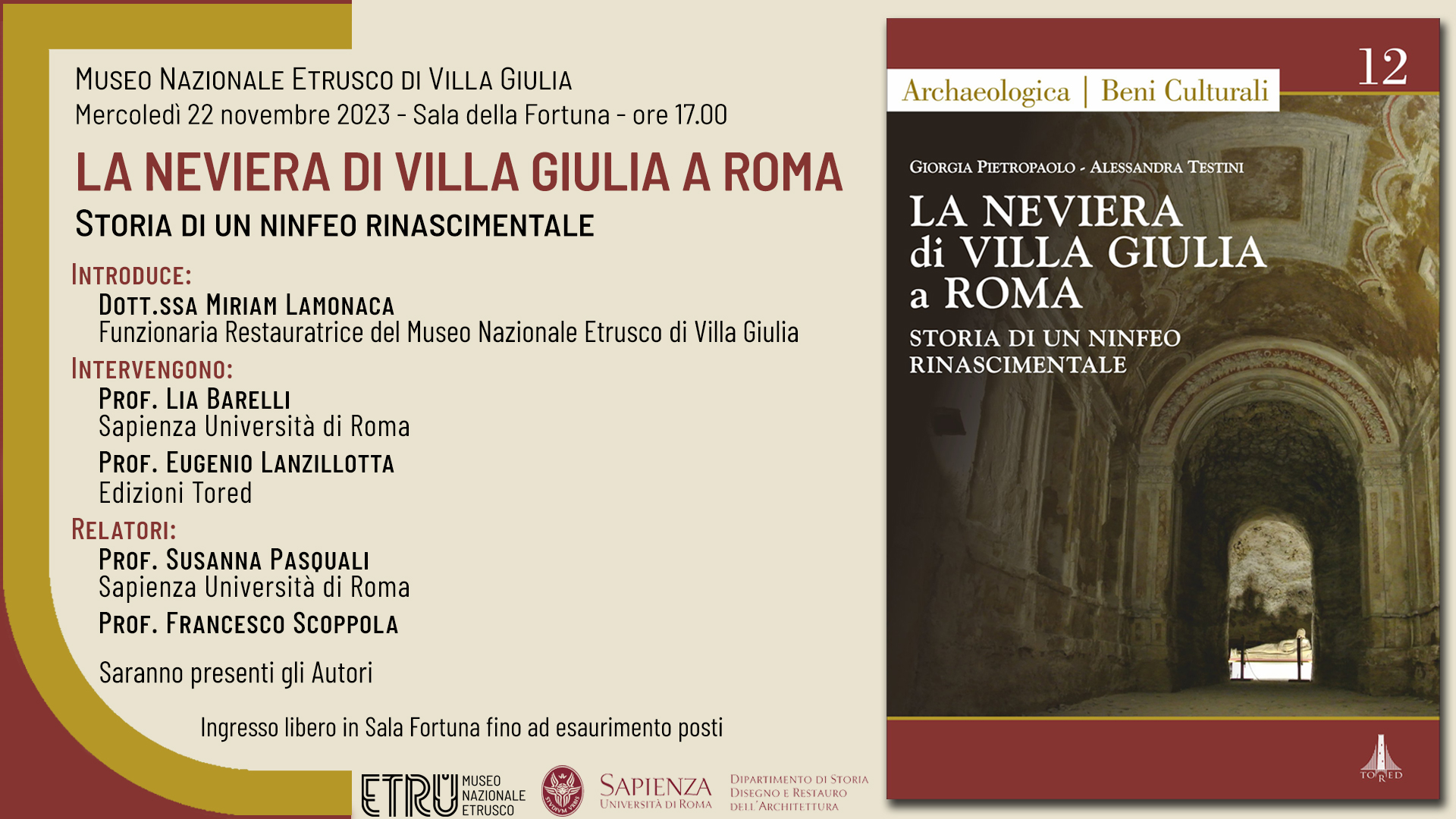 La neviera di Villa Giulia a Roma